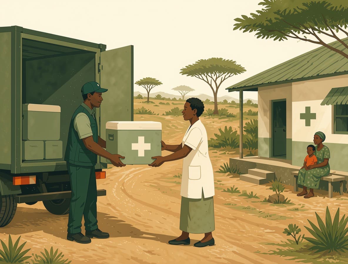 Antivenom supply reaching a rural clinic